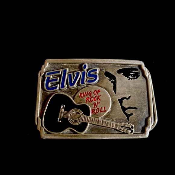 Vintage Elvis Belt Buckle - Picture 1 of 2